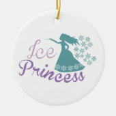 Ice Princess Keramisch Ornament (Voorkant)