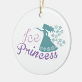Ice Princess Keramisch Ornament (Links)
