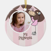 Ice Princess kunstschaatsen Ornament (Voorkant)