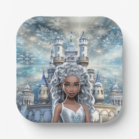 Ice Princess Papieren Bordje (Voorkant)