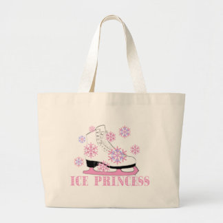 Ice Princess Schaats Grote Tote Bag