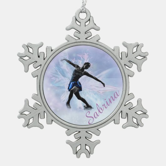 Ice Princess Snowflake Ornament (Voorkant)