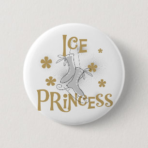 Ice Princess Tshirts en Gifts Ronde Button 5,7 Cm