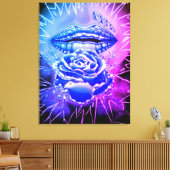 "Ice Queen" Canvas Afdruk (Insitu (Woonkamer))