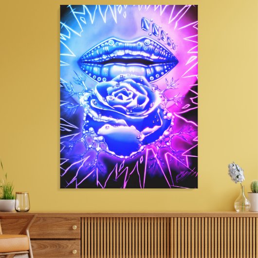 "Ice Queen" Canvas Afdruk (Insitu (Woonkamer))