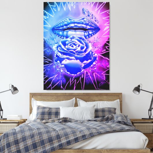 "Ice Queen" Canvas Afdruk (Insitu (Slaapkamer))