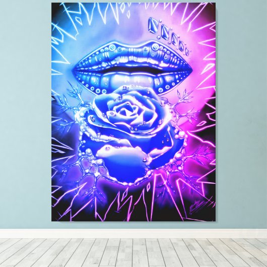 "Ice Queen" Canvas Afdruk (Insitu (Houten vloer))