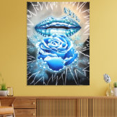 "Ice Queen" Canvas Afdruk (Insitu (Woonkamer))