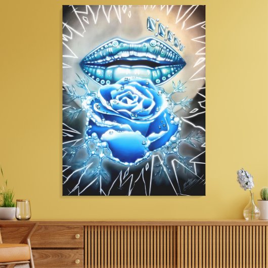 "Ice Queen" Canvas Afdruk (Insitu (Woonkamer))