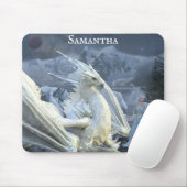 Ice Queen en Snow Winter Dragon Fantasy Muismat (Met muis)