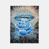"Ice Queen" Fleece Deken (Voorkant)
