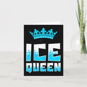 Ice Queen Graphic Ice Gevist Fisher Ice Fish Rod Kaart