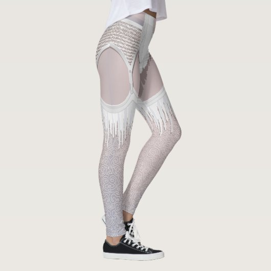 Ice Queen Leggings Funny kerstkostuum Pants (Rechts)