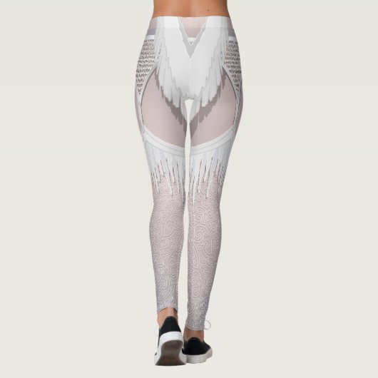 Ice Queen Leggings Funny kerstkostuum Pants (Achterkant)