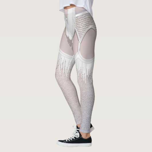 Ice Queen Leggings Funny kerstkostuum Pants (Links)