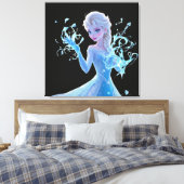Ice Queen Magische kracht Canvas Afdruk (Insitu (Slaapkamer))