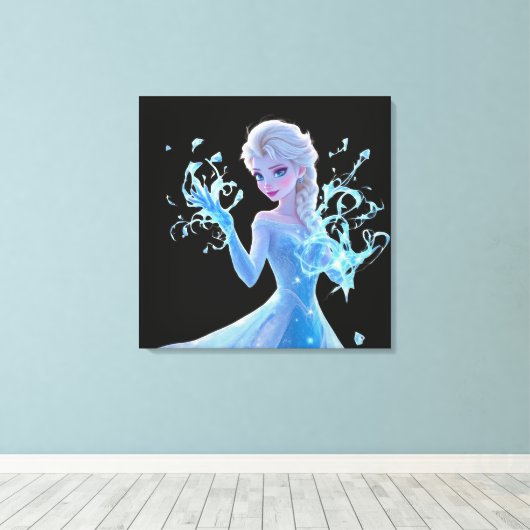 Ice Queen Magische kracht Canvas Afdruk (Insitu (Houten vloer))
