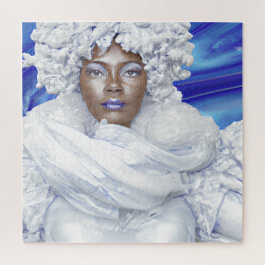 Ice Queen Melanin Women Black Girl Magic Sista Legpuzzel (Verticaal)