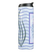Ice Queen Mermaid Tumbler Thermosbeker (Gedraaid links)