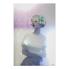 Ice Queen of Fembotics Perfect Poster