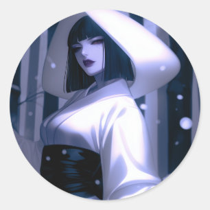 Ice Queen Ronde Sticker