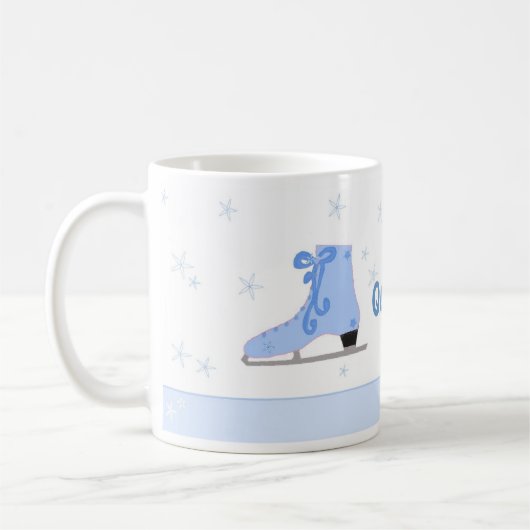 Ice Queen Skating Design Koffiemok (Links)