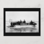 Ice Racing, Duluth, jaren 1910 Briefkaart (Voorkant)