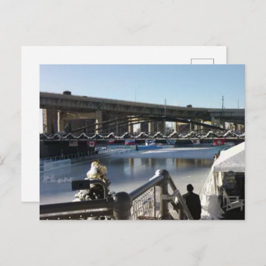 Ice Reflections Briefkaart (Voorkant / Achterkant)