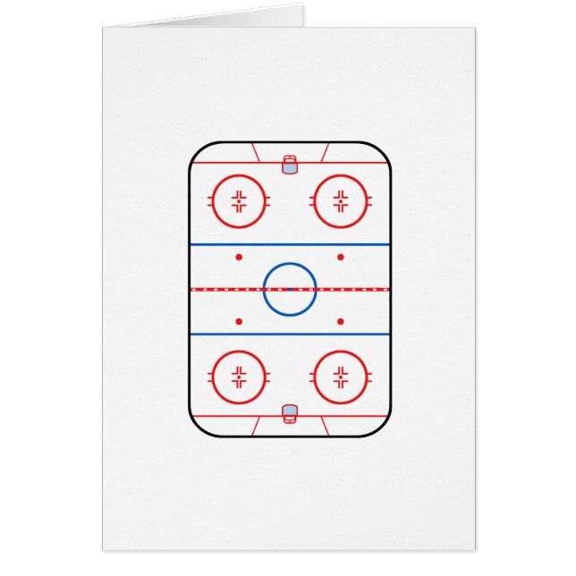 Ice Rink Diagram Hockey Game Companion (Voorkant)