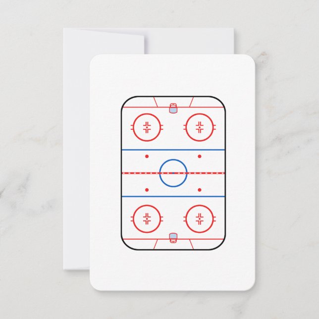Ice Rink Diagram Hockey Game Companion (Voorkant)