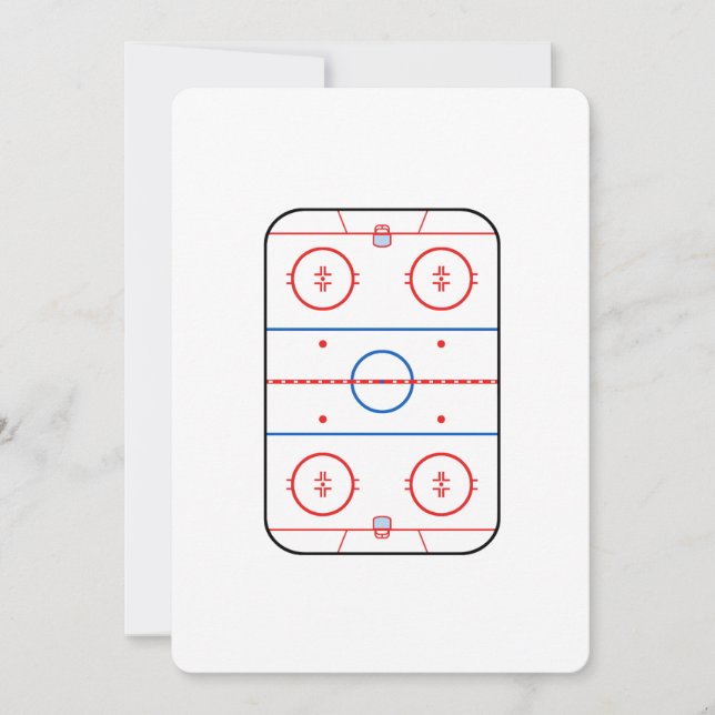 Ice Rink Diagram Hockey Game Companion (Voorkant)