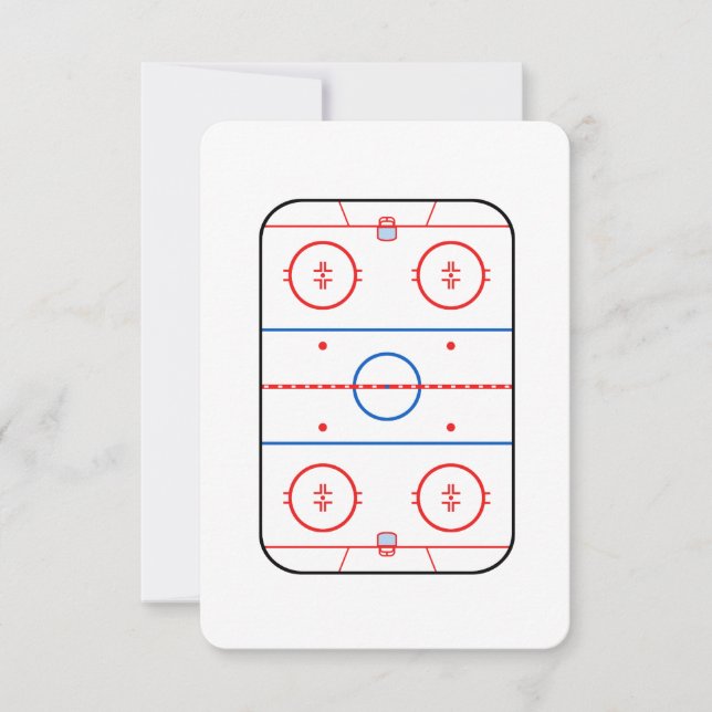 Ice Rink Diagram Hockey Game Companion (Voorkant)