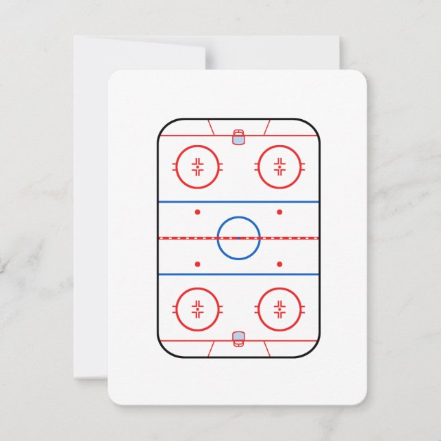 Ice Rink Diagram Hockey Game Companion (Voorkant)