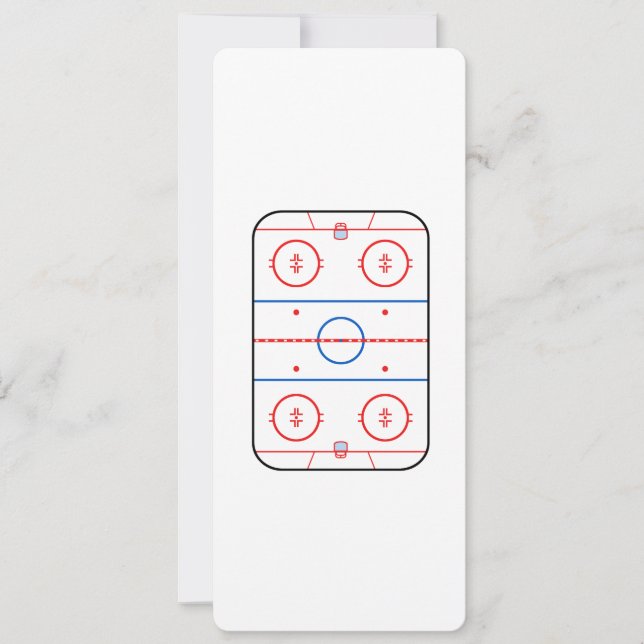 Ice Rink Diagram Hockey Game Companion (Voorkant)