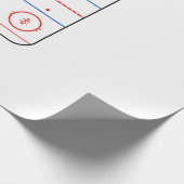 Ice Rink Diagram Hockey Game Companion Cadeaupapier (Hoek)