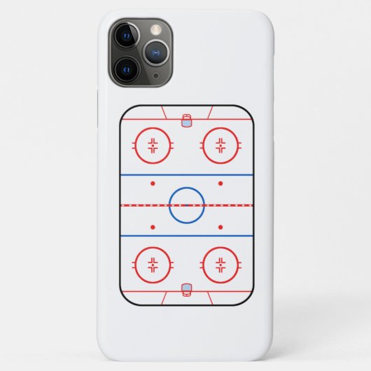 Ice Rink Diagram Hockey Game Companion Case-Mate iPhone Case (Achterkant)