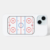 Ice Rink Diagram Hockey Game Companion Case-Mate iPhone Case (Achterkant (horizontaal))