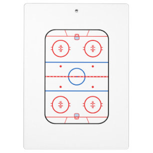 Ice Rink Diagram Hockey Game Companion Klembord