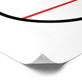 Ice Rink Diagram Hockey Game Companion Poster (Hoek)