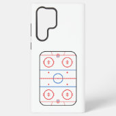 Ice Rink Diagram Hockey Game Companion Samsung Galaxy Hoesje (Achterkant)