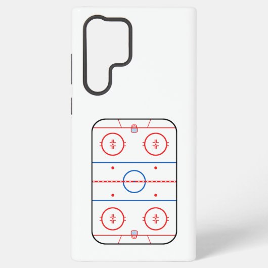 Ice Rink Diagram Hockey Game Companion Samsung Galaxy Hoesje (Achterkant)
