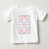 Ice Rink Diagram Hockey Game Decor (Voorkant)