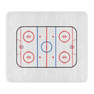 Ice Rink Diagram Hockey Game Grafisch Snijplank