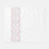 Ice Rink Diagram Hockey Game Style Fleece Deken (Voorkant (Horizontaal))