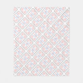 Ice Rink Diagram Hockey Game Style Fleece Deken (Voorkant)