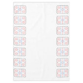 Ice Rink Diagram Hockey Game Style Tafelkleed (Voorkant)