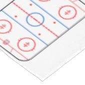 Ice Rink Diagram Hockey Game Style Tafelkleed (Gekanteld)