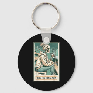 Ice Rink Mom Skeleton Kaart Gift Hockey Schaatsen Sleutelhanger