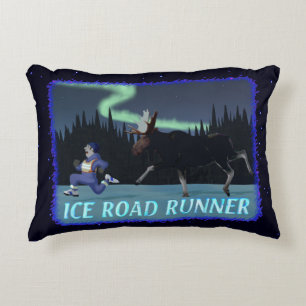 Ice Road Runner Decoratief Kussen