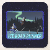 Ice Road Runner Kartonnen Onderzetters (Voorkant)